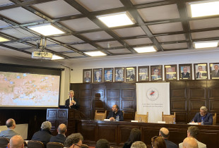Ne sallen e Senatit te UP-se u prezantua mbishkrimi i zbuluar vitin e kaluar ne lokalitetin arkeologjik te Ulpianes